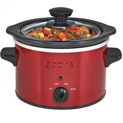 "Cooks 1.5 Quart Stoneware Pot Slow Cooker"