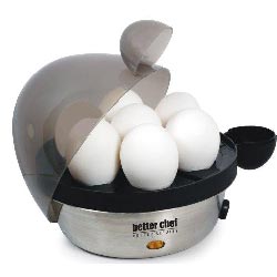 "Electric 7 Eggs Cooker Boiled Eggs Fast Stainless Steel by Better Chef"